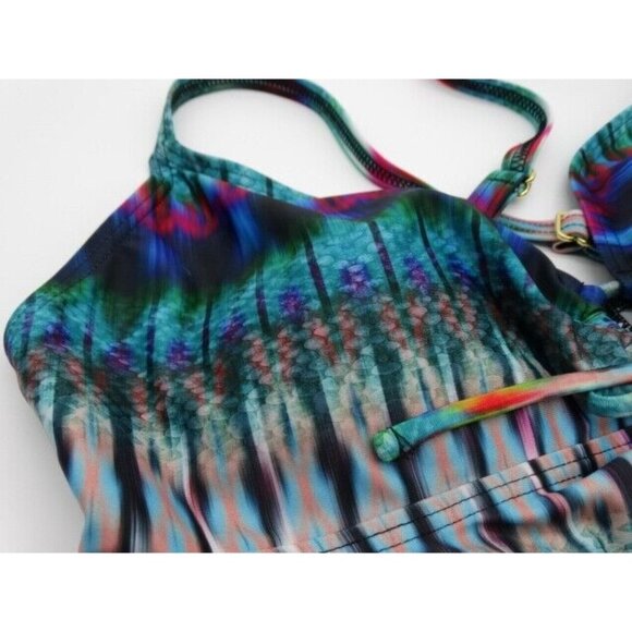 Tropiculture Swimsuits For All Women's Tankini Top Size 12 Swim Swimsuit Top - Picture 3 of 8